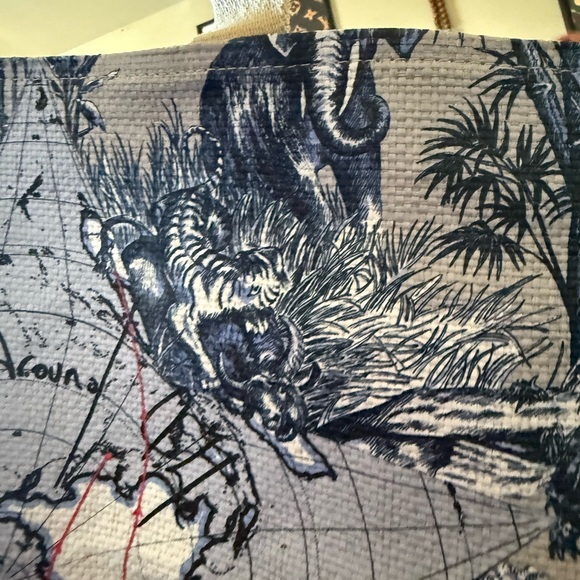 Dior Around the World Limited Edition Straw Tote - Picture 10 of 16